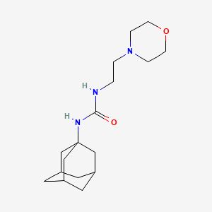 N-1-adamantyl-N'-[2-(4-morpholinyl)ethyl]urea