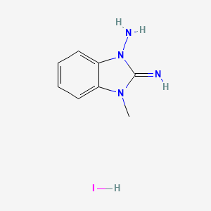 molecular formula C8H11IN4 B5137500 2-imino-3-methyl-2,3-dihydro-1H-benzimidazol-1-amine hydroiodide 