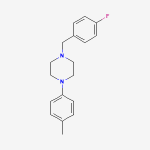 1-(4-fluorobenzyl)-4-(4-methylphenyl)piperazine