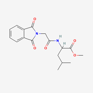 methyl N-[(1,3-dioxo-1,3-dihydro-2H-isoindol-2-yl)acetyl]leucinate