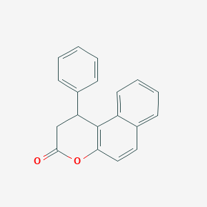molecular formula C19H14O2 B5137716 1-phenyl-1,2-dihydro-3H-benzo[f]chromen-3-one CAS No. 5448-11-3