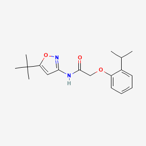 N-(5-tert-butyl-3-isoxazolyl)-2-(2-isopropylphenoxy)acetamide