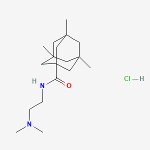 molecular formula C18H33ClN2O B5137941 N-[2-(dimethylamino)ethyl]-3,5,7-trimethyl-1-adamantanecarboxamide hydrochloride 
