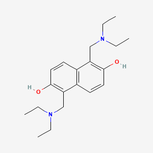 molecular formula C20H30N2O2 B5137963 1,5-bis[(diethylamino)methyl]-2,6-naphthalenediol 
