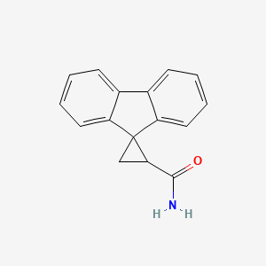 molecular formula C16H13NO B5138029 spiro[cyclopropane-1,9'-fluorene]-2-carboxamide 