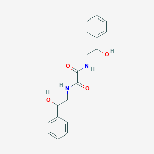 molecular formula C18H20N2O4 B5138110 N,N'-bis(2-hydroxy-2-phenylethyl)ethanediamide 