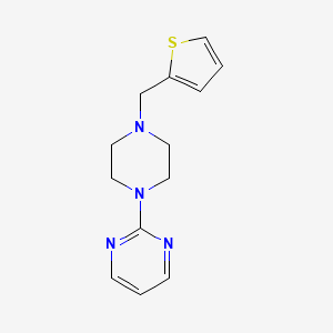 molecular formula C13H16N4S B5138369 2-[4-(2-thienylmethyl)-1-piperazinyl]pyrimidine 