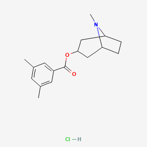 molecular formula C17H24ClNO2 B5138421 8-methyl-8-azabicyclo[3.2.1]oct-3-yl 3,5-dimethylbenzoate hydrochloride CAS No. 465534-77-4