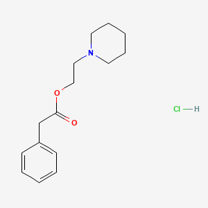 2-(1-piperidinyl)ethyl phenylacetate hydrochloride