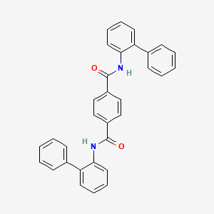 molecular formula C32H24N2O2 B5138582 N,N'-di-2-biphenylylterephthalamide CAS No. 349404-54-2