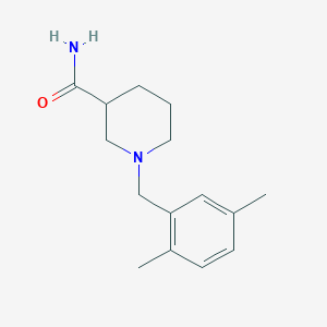 1-(2,5-dimethylbenzyl)-3-piperidinecarboxamide