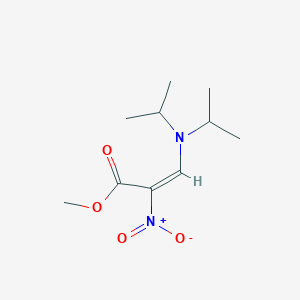 molecular formula C10H18N2O4 B5138809 methyl 3-(diisopropylamino)-2-nitroacrylate 