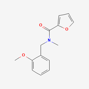 molecular formula C14H15NO3 B5138846 N-(2-methoxybenzyl)-N-methyl-2-furamide 