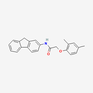molecular formula C23H21NO2 B5138913 2-(2,4-dimethylphenoxy)-N-9H-fluoren-2-ylacetamide 