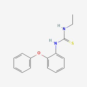 molecular formula C15H16N2OS B5138921 N-ethyl-N'-(2-phenoxyphenyl)thiourea 
