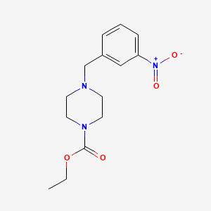 molecular formula C14H19N3O4 B5139005 ethyl 4-(3-nitrobenzyl)-1-piperazinecarboxylate 