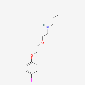 molecular formula C14H22INO2 B5139108 N-{2-[2-(4-iodophenoxy)ethoxy]ethyl}-1-butanamine 