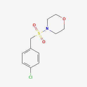 molecular formula C11H14ClNO3S B5139193 4-[(4-chlorobenzyl)sulfonyl]morpholine 