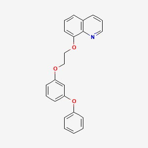 molecular formula C23H19NO3 B5139309 8-[2-(3-phenoxyphenoxy)ethoxy]quinoline 