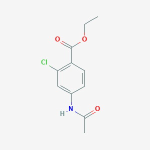 ethyl 4-(acetylamino)-2-chlorobenzoate