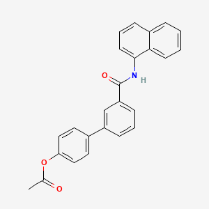 molecular formula C25H19NO3 B5139381 3'-[(1-naphthylamino)carbonyl]-4-biphenylyl acetate 