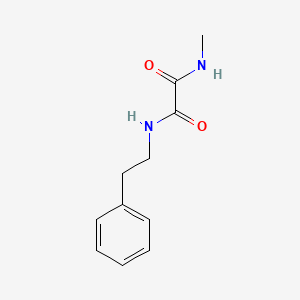 molecular formula C11H14N2O2 B5139414 N-methyl-N'-(2-phenylethyl)ethanediamide 