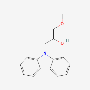 molecular formula C16H17NO2 B5139452 1-(9H-carbazol-9-yl)-3-methoxy-2-propanol 