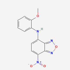 molecular formula C13H10N4O4 B5139462 N-(2-methoxyphenyl)-7-nitro-2,1,3-benzoxadiazol-4-amine CAS No. 5241-50-9