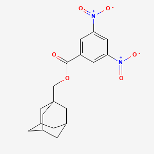 molecular formula C18H20N2O6 B5139522 1-adamantylmethyl 3,5-dinitrobenzoate 