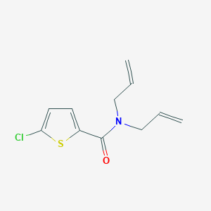 molecular formula C11H12ClNOS B5139562 N,N-diallyl-5-chloro-2-thiophenecarboxamide 