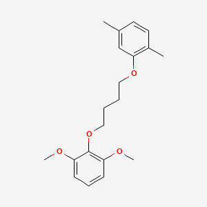 molecular formula C20H26O4 B5139703 2-[4-(2,5-dimethylphenoxy)butoxy]-1,3-dimethoxybenzene 