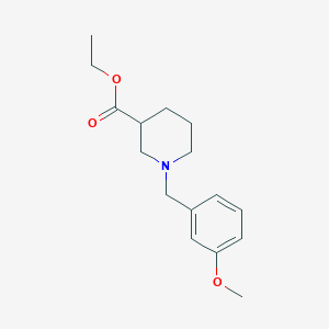molecular formula C16H23NO3 B5139774 ethyl 1-(3-methoxybenzyl)-3-piperidinecarboxylate CAS No. 72551-54-3