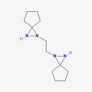 molecular formula C12H22N4 B5139877 1,1'-(1,2-ethanediyl)bis-1,2-diazaspiro[2.4]heptane 