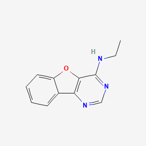 molecular formula C12H11N3O B5140002 N-ethyl[1]benzofuro[3,2-d]pyrimidin-4-amine 