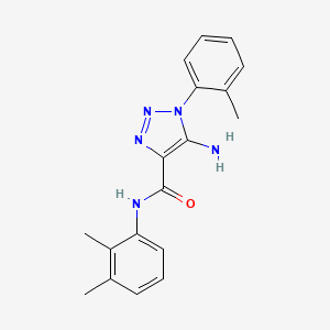 5-amino-N-(2,3-dimethylphenyl)-1-(2-methylphenyl)-1H-1,2,3-triazole-4-carboxamide