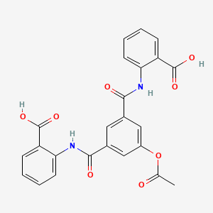 molecular formula C24H18N2O8 B5140104 2,2'-[[5-(acetyloxy)-1,3-phenylene]bis(carbonylimino)]dibenzoic acid CAS No. 5733-29-9