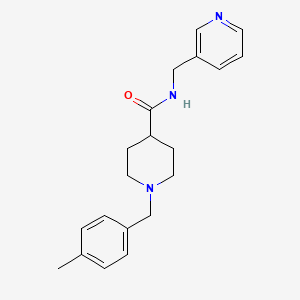 molecular formula C20H25N3O B5140123 1-(4-methylbenzyl)-N-(3-pyridinylmethyl)-4-piperidinecarboxamide 