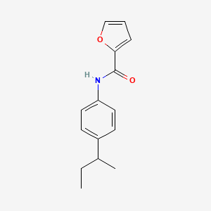 molecular formula C15H17NO2 B5140171 N-(4-sec-butylphenyl)-2-furamide 