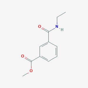 molecular formula C11H13NO3 B051403 Methyl 3-(ethylcarbamoyl)benzoate CAS No. 126926-40-7