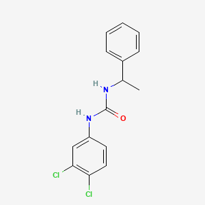 molecular formula C15H14Cl2N2O B5140300 N-(3,4-dichlorophenyl)-N'-(1-phenylethyl)urea 