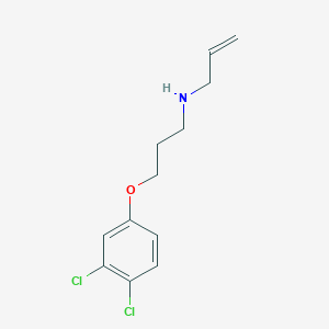 molecular formula C12H15Cl2NO B5140443 N-[3-(3,4-dichlorophenoxy)propyl]-2-propen-1-amine 