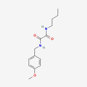 molecular formula C14H20N2O3 B5140521 N-butyl-N'-(4-methoxybenzyl)ethanediamide 