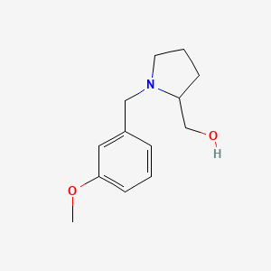 molecular formula C13H19NO2 B5140531 [1-(3-methoxybenzyl)-2-pyrrolidinyl]methanol 
