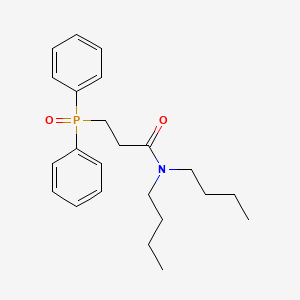 molecular formula C23H32NO2P B5140663 N,N-dibutyl-3-(diphenylphosphoryl)propanamide 
