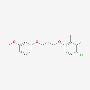 molecular formula C18H21ClO3 B5140687 1-chloro-4-[3-(3-methoxyphenoxy)propoxy]-2,3-dimethylbenzene 