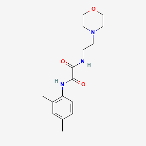 molecular formula C16H23N3O3 B5140695 N-(2,4-dimethylphenyl)-N'-[2-(4-morpholinyl)ethyl]ethanediamide CAS No. 6183-84-2