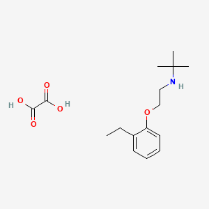 molecular formula C16H25NO5 B5140782 N-[2-(2-ethylphenoxy)ethyl]-2-methyl-2-propanamine oxalate 