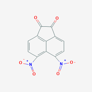 molecular formula C12H4N2O6 B514088 5,6-Dinitroacenaphthoquinone CAS No. 27471-02-9