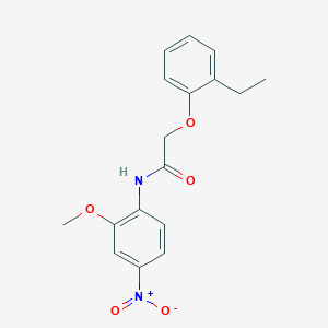 molecular formula C17H18N2O5 B5141044 2-(2-ethylphenoxy)-N-(2-methoxy-4-nitrophenyl)acetamide 
