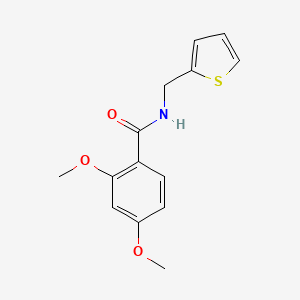 molecular formula C14H15NO3S B5141072 2,4-dimethoxy-N-(2-thienylmethyl)benzamide 
